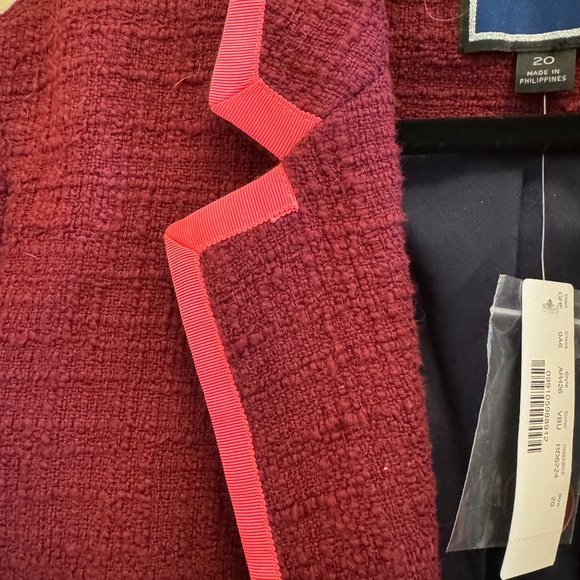 NWT J Crew Schoolboy Blazer - size 20 - Picture 3 of 5